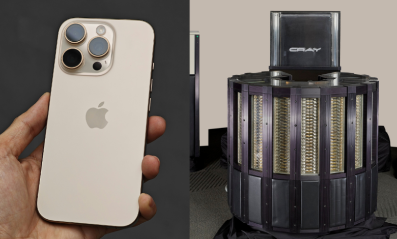 আপনার স্মার্টফোন বনাম নব্বইয়ের দশকের সুপারকম্পিউটার